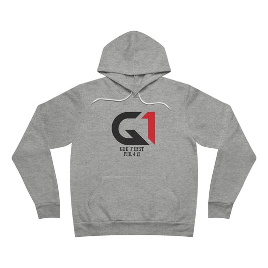 God First Unisex Fleece Hoodie | Inspirational Pullover | Casual Wear, Faith Gift, Everyday Comfort, Cozy Apparel