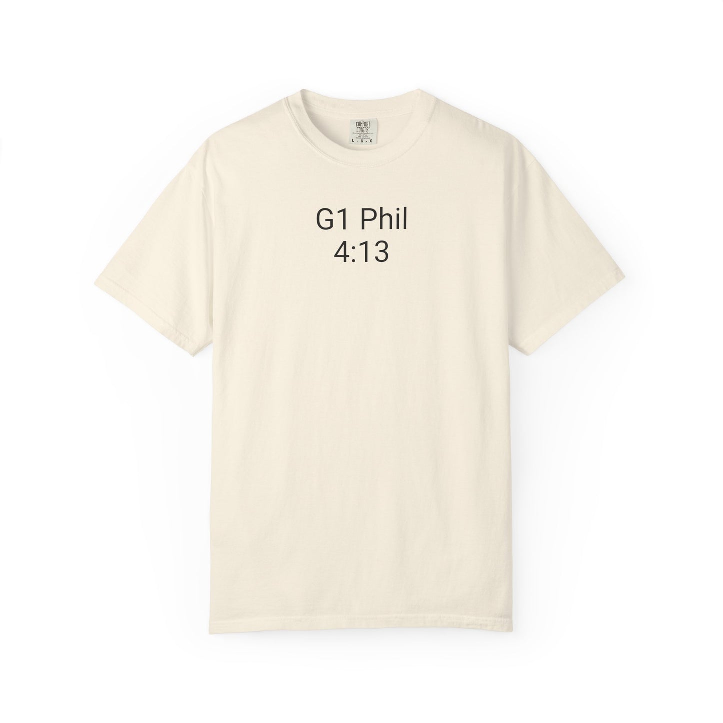 Inspirational Unisex T-Shirt with G1 Phil 4:13 Design