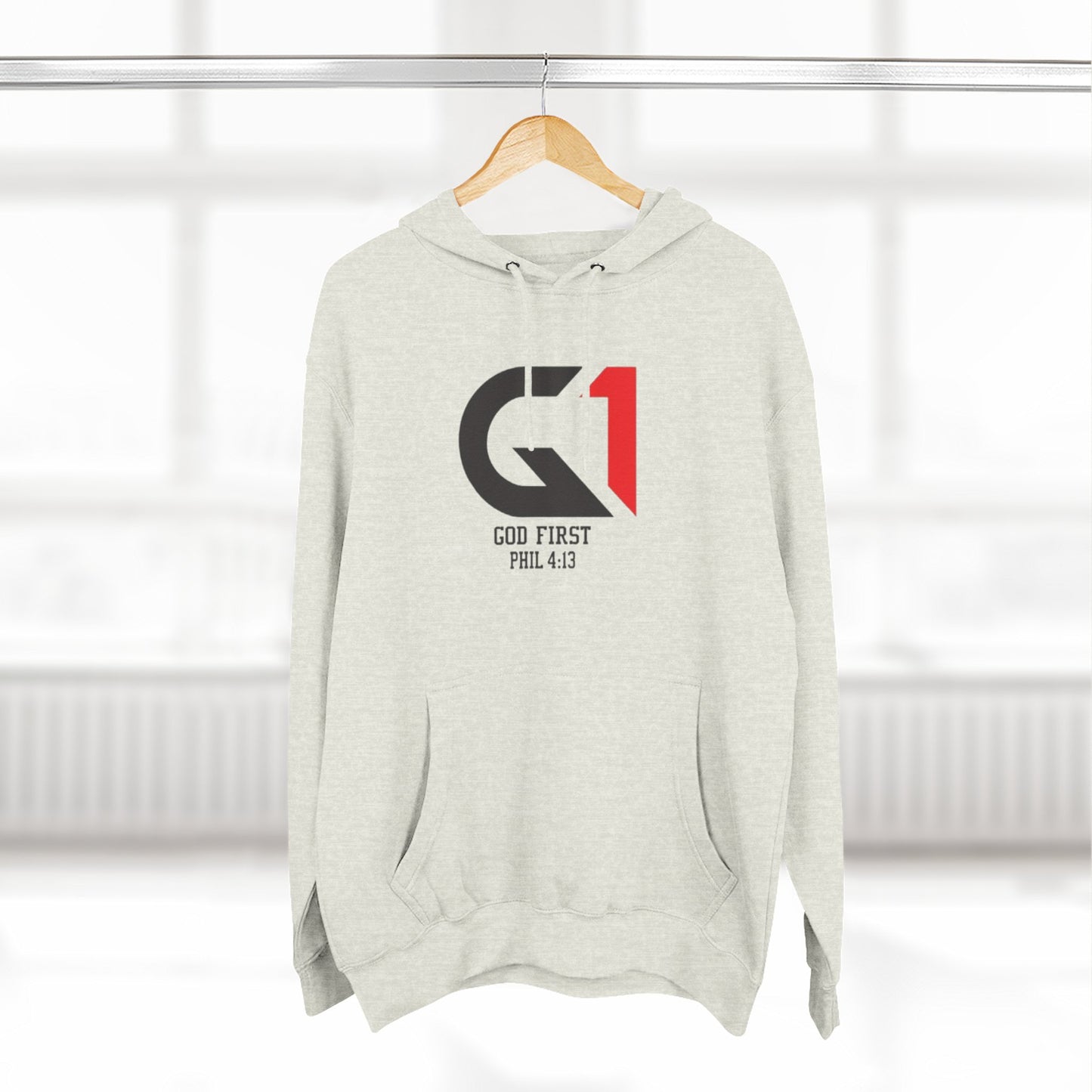 Faith-Driven Fleece Hoodie - God First, Inspirational Wear for Men and Women, Perfect for Casual Days, Gift for Graduations, Holidays, [...]