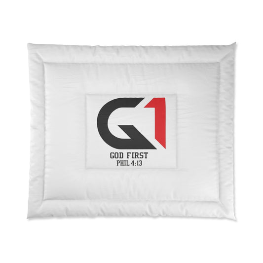 God First Comforter - Inspirational Bedding for Modern Homes
