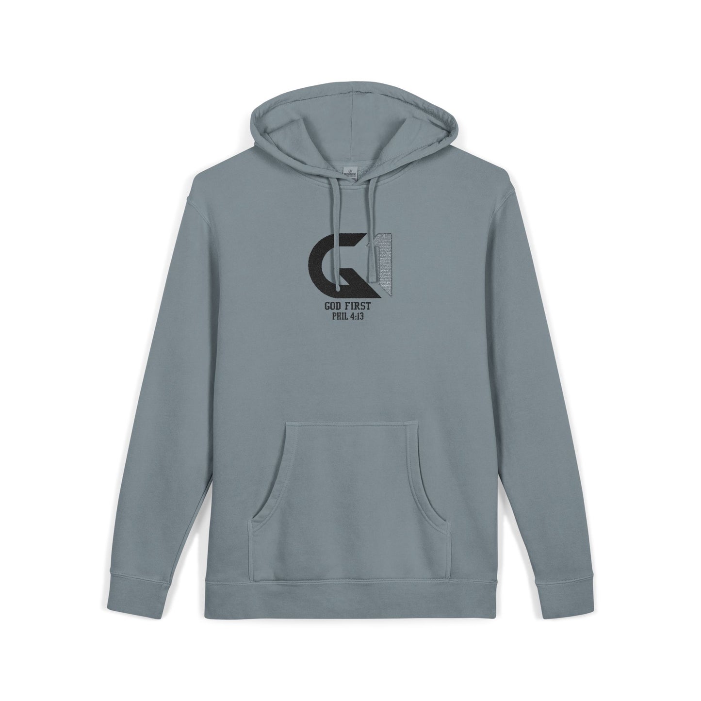 Unisex Pigment-Dyed Hoodie (Embroidery)