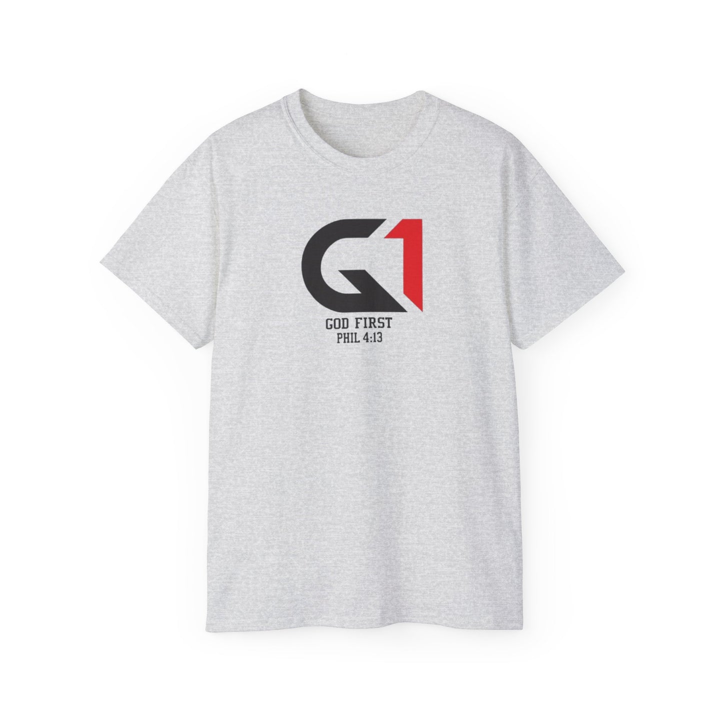 Faith-Inspired Unisex Tee, God First Tee, Christian Apparel, Spiritual Gift, Motivational Shirt, Everyday Casual Wear