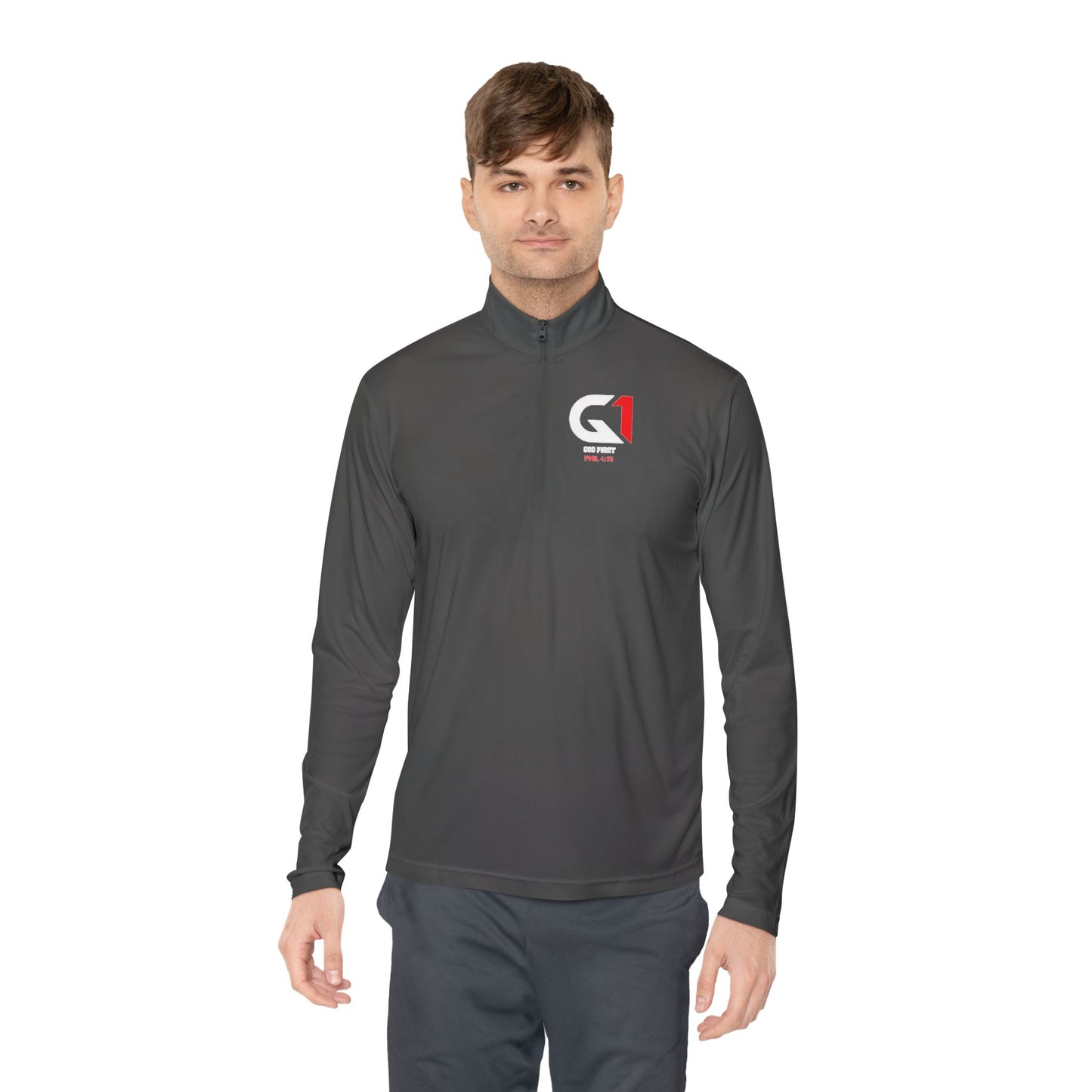Stylish Unisex Quarter-Zip Pullover for Casual Comfort, Versatile Layering, Great for Outdoors or Lounging, Perfect Gift