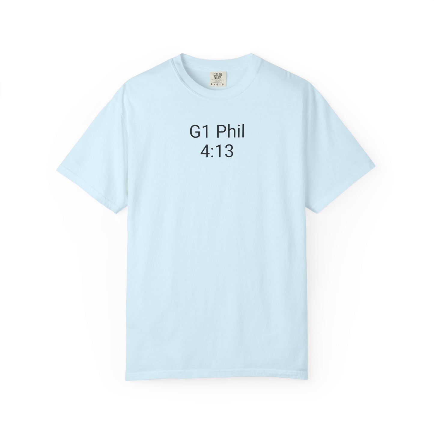 Inspirational Unisex T-Shirt with G1 Phil 4:13 Design