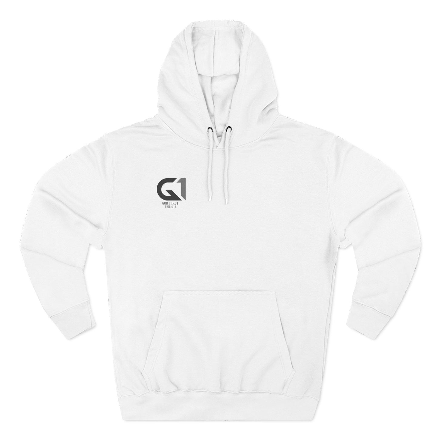 Inspiring Three Panel Fleece Hoodie, Motivational Sweatshirt, Faith-Based Apparel, Casual Christian Wear, Gift for Him/Her