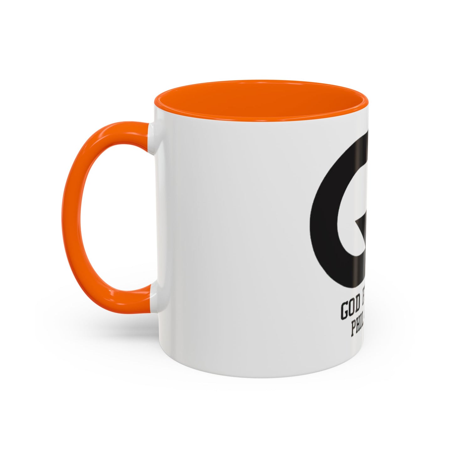 Inspiring Accent Coffee Mug - "God First" Design - 11oz & 15oz