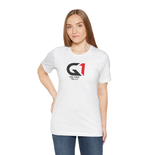Copy of God First Unisex Jersey Tee - Faith-Based Casual Wear