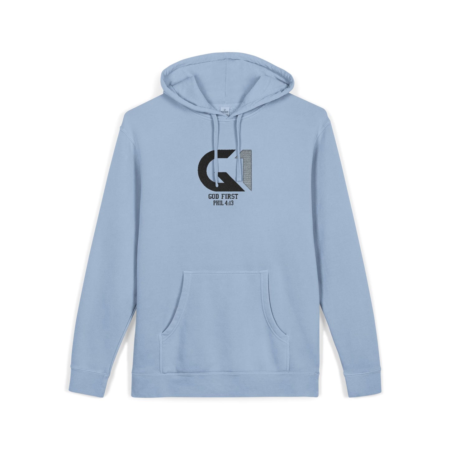 Unisex Pigment-Dyed Hoodie (Embroidery)