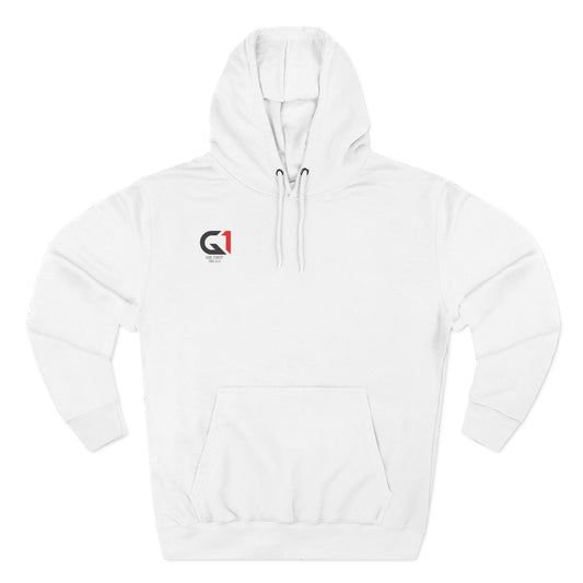 Inspirational Three-Panel Fleece Hoodie, Motivational Sweatshirt, Faith-Based Apparel, Casual Christian Wear, Gift for Him/Her