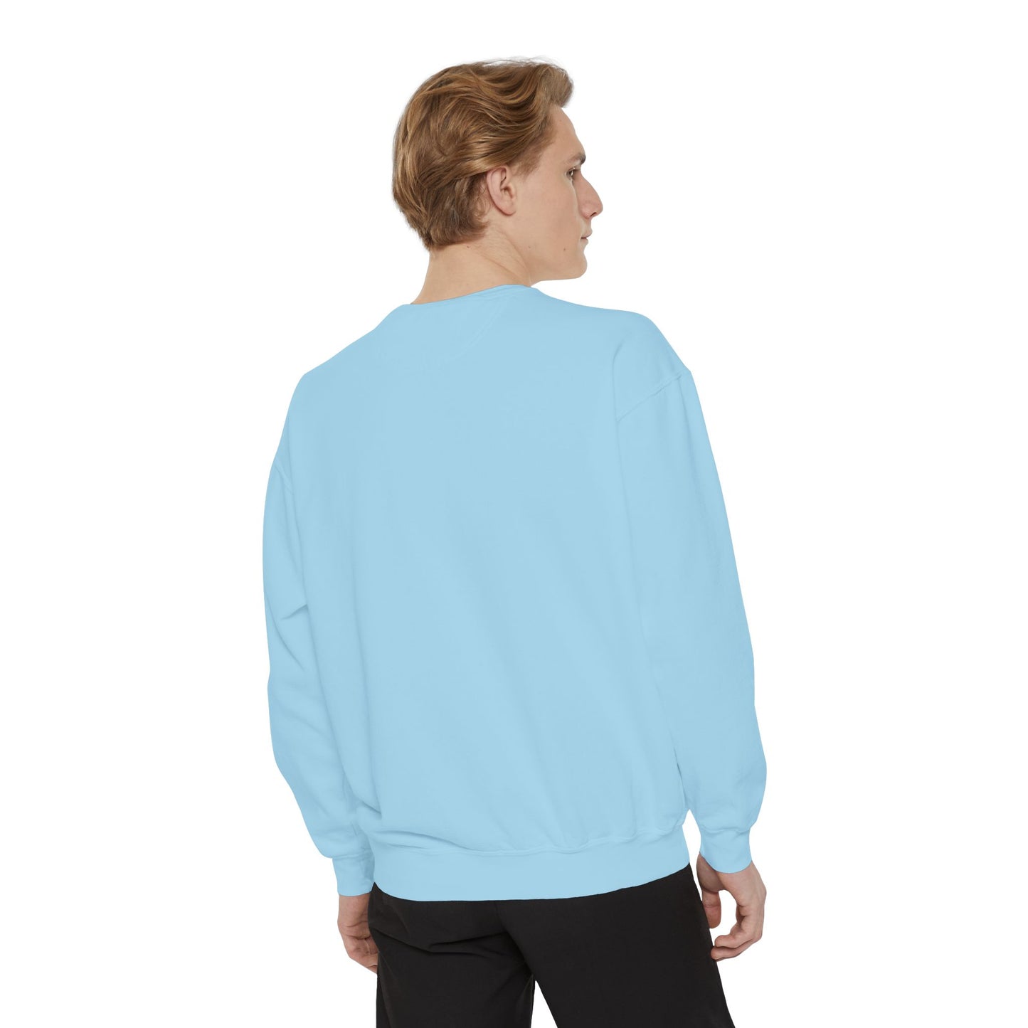 Cool Casual Unisex Garment-Dyed Sweatshirt