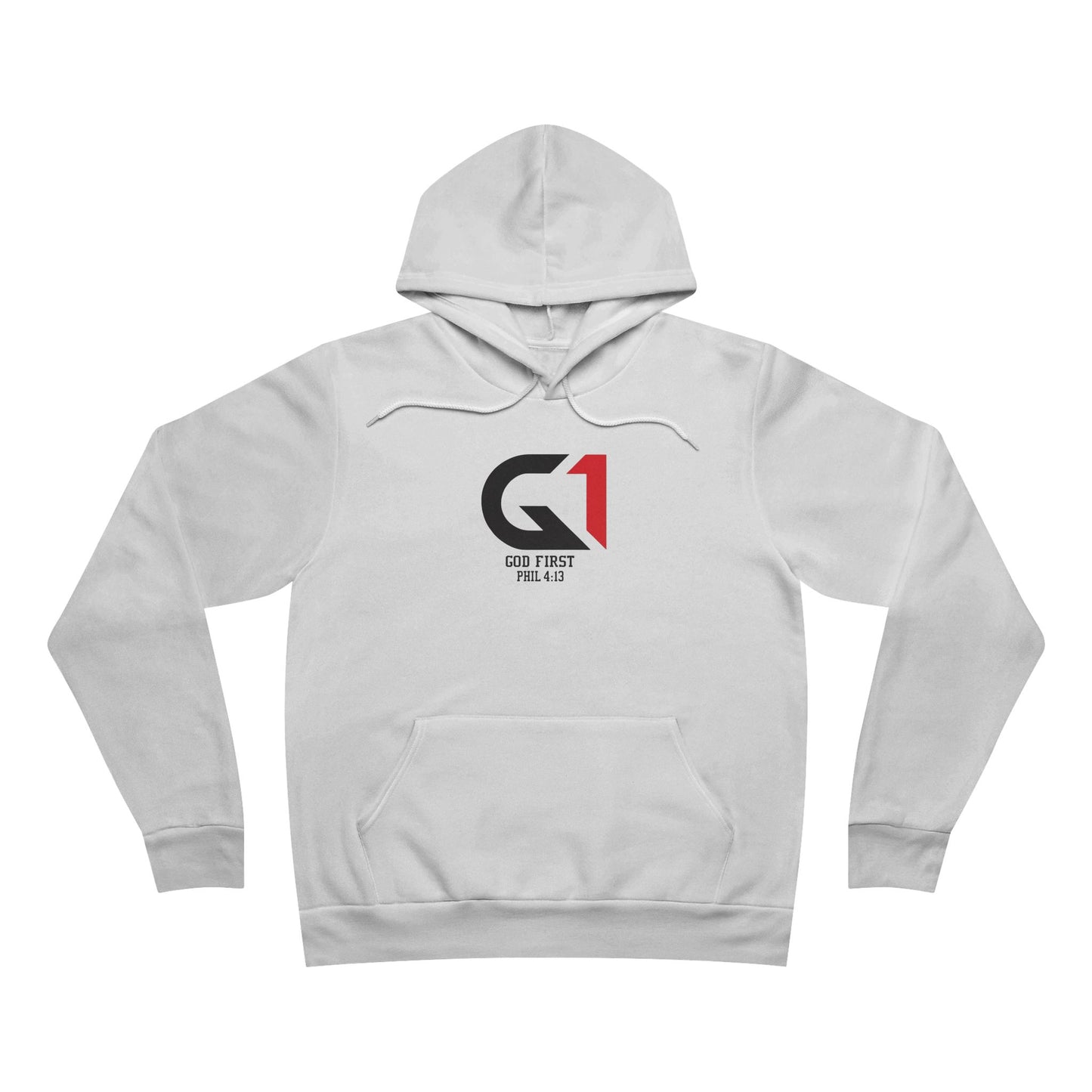 God First Unisex Fleece Hoodie | Inspirational Pullover | Casual Wear, Faith Gift, Everyday Comfort, Cozy Apparel