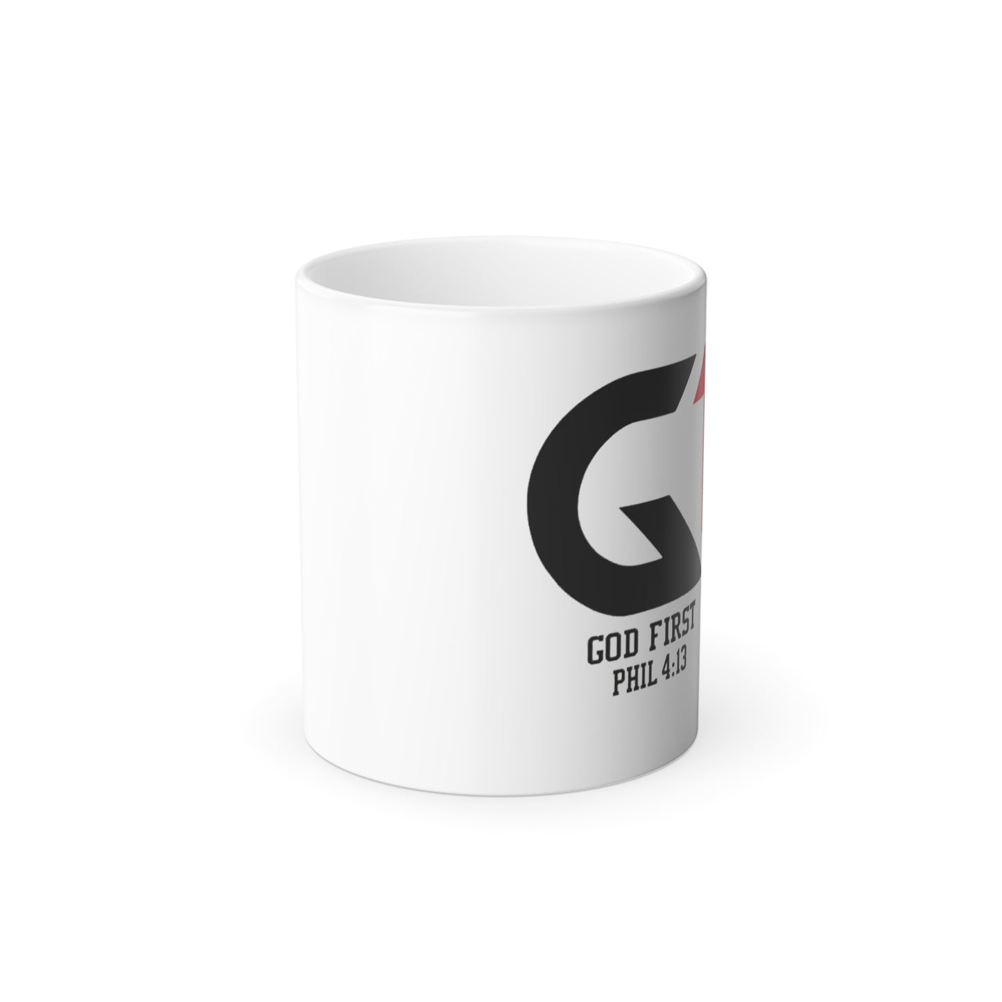 Inspirational Color Morphing Mug | 11oz Coffee Cup, Color Changing Mug, Faith-Based Gift, Motivational Drinkware, Personalized Mug