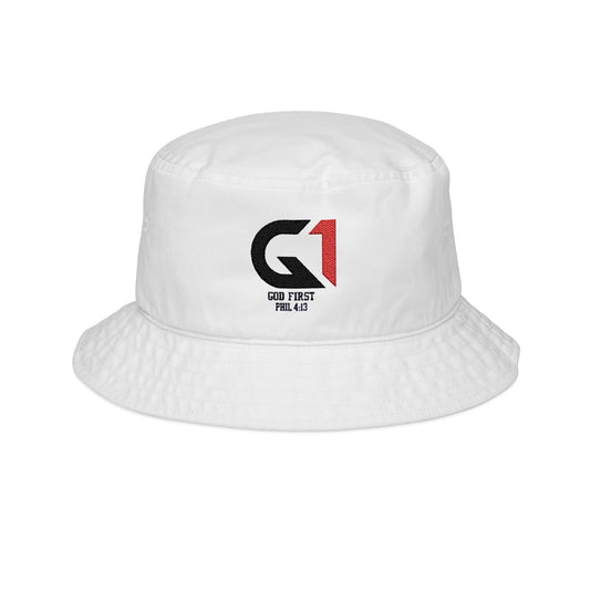 Trendy Embroidered Bucket Hat - Casual Summer Accessory