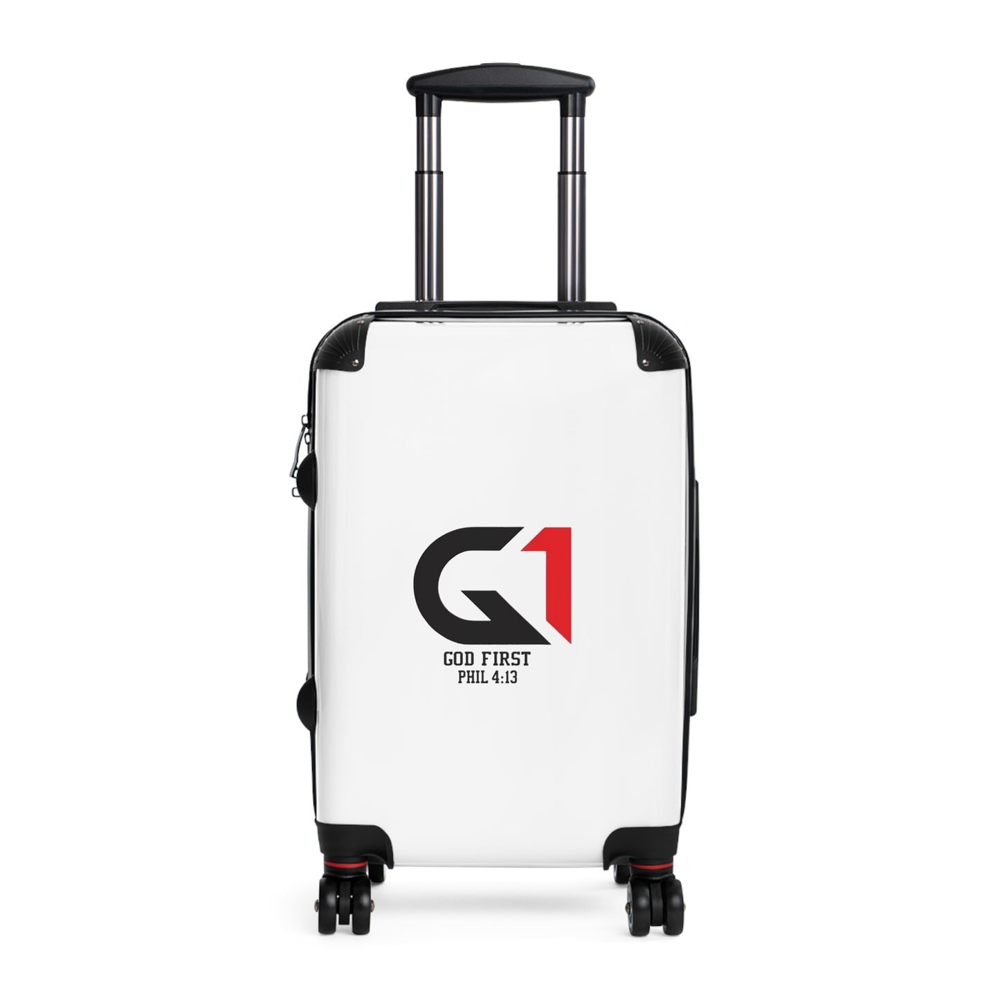 Inspirational Travel Suitcase - God First Design