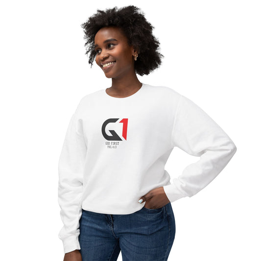 Unisex Minimalist Graphic Crewneck Sweatshirt, Casual Wear, Gift for Him/Her, Modern Style, Streetwear, Everyday Fashion