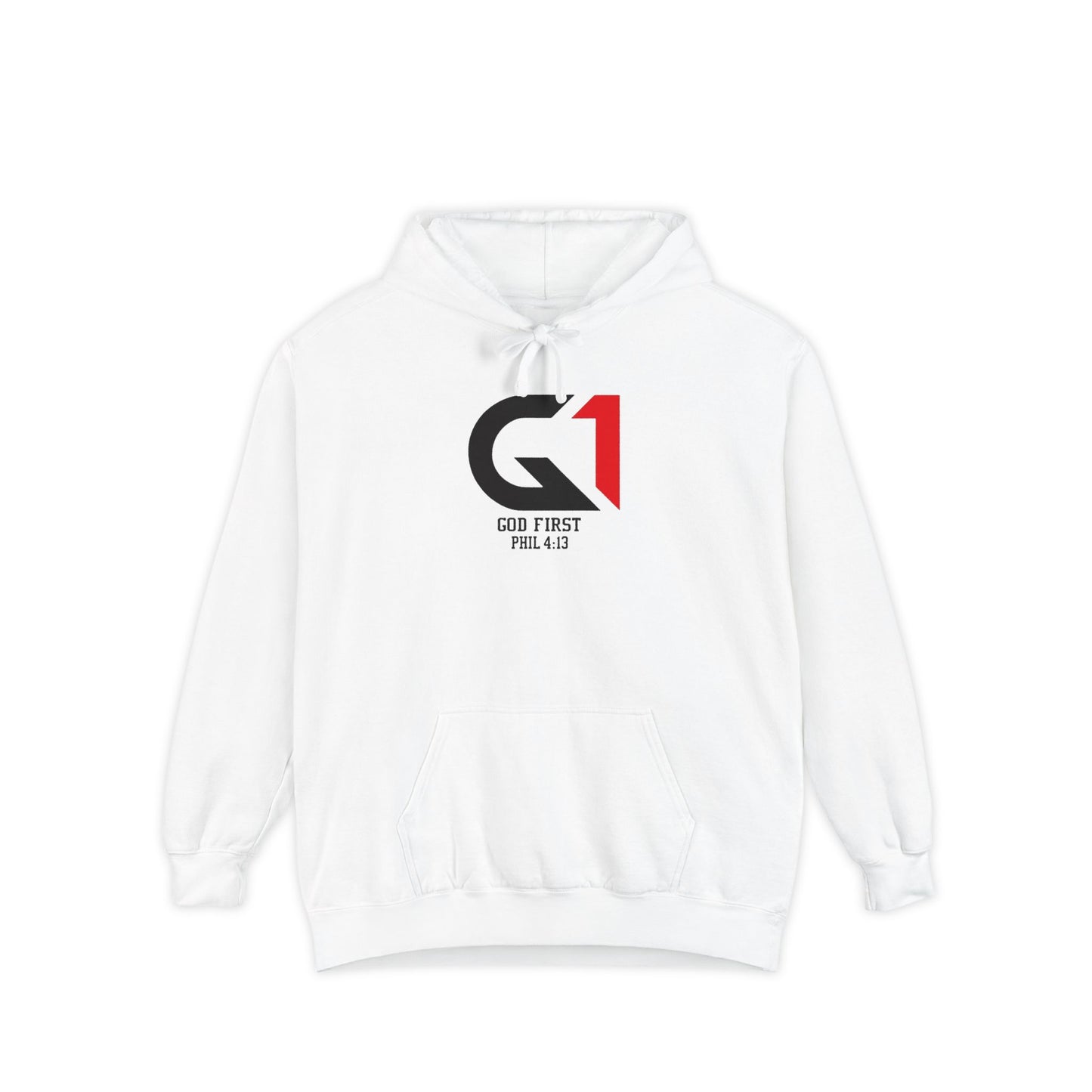 Inspirational God First Hoodie, Unisex Spiritual Sweatshirt for Faith Lovers, Gift for Youth Group Events, Casual Church