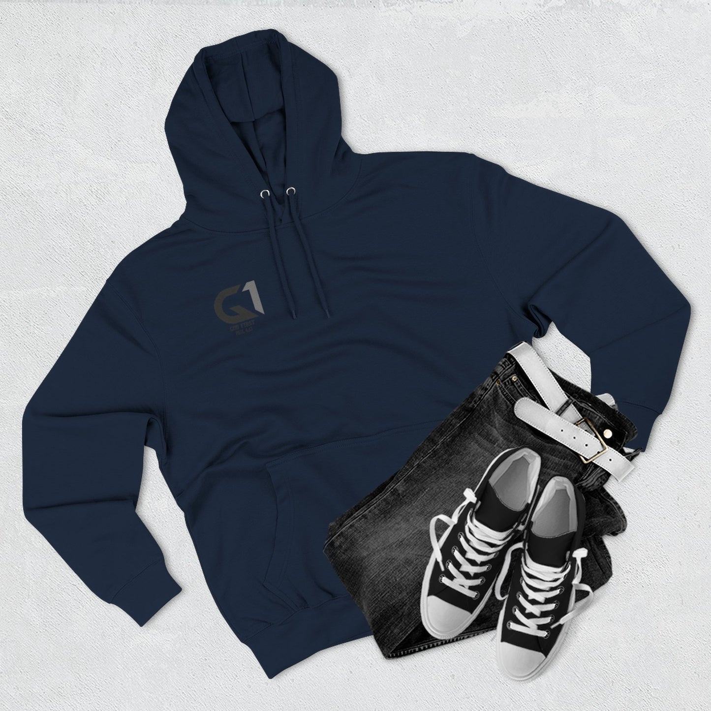 Inspiring Three Panel Fleece Hoodie, Motivational Sweatshirt, Faith-Based Apparel, Casual Christian Wear, Gift for Him/Her