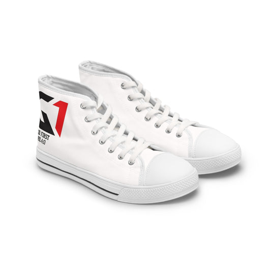 Stylish Women's High Top Sneakers for Everyday Wear, Trendy Footwear, Casual Sneakers, Perfect for Spring/Summer, Gift for Her