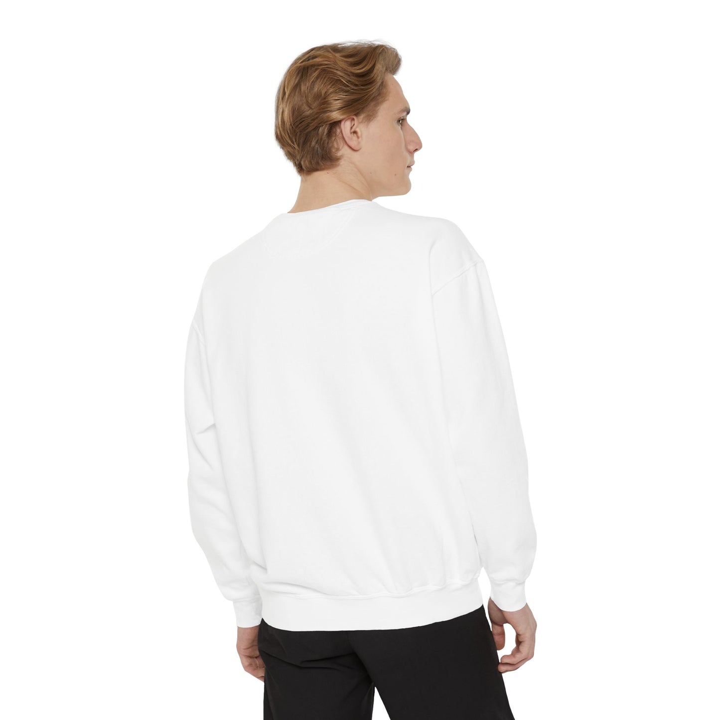 Cool Casual Unisex Garment-Dyed Sweatshirt