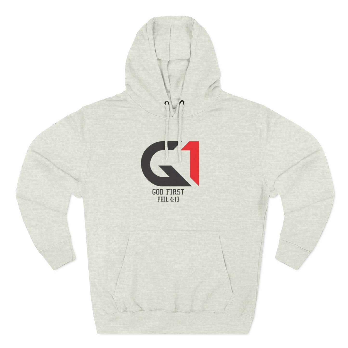 Faith-Driven Fleece Hoodie - God First, Inspirational Wear for Men and Women, Perfect for Casual Days, Gift for Graduations, Holidays, [...]