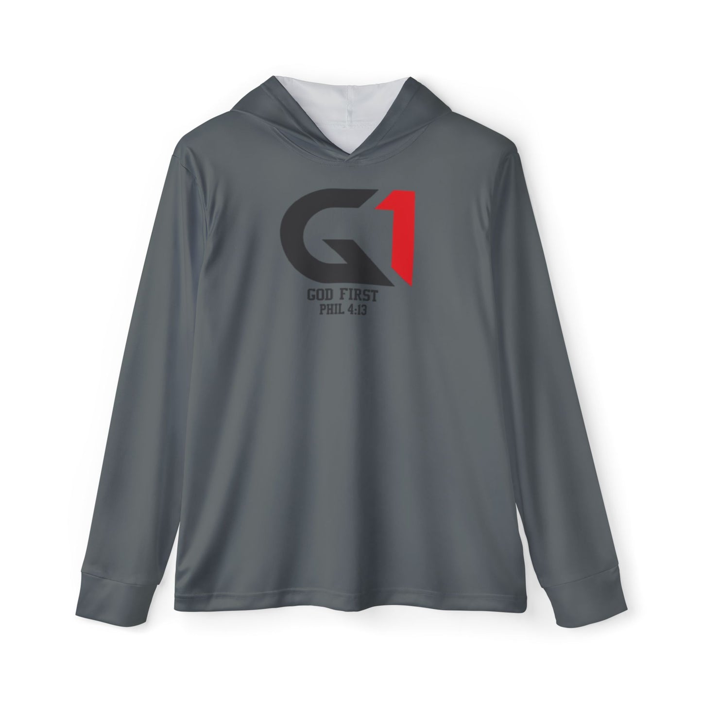 Men's Sports Warmup Hoodie - Motivation to Perform, Activewear, Gym Gear, Fitness Gift, Team Apparel, Religious Inspiration