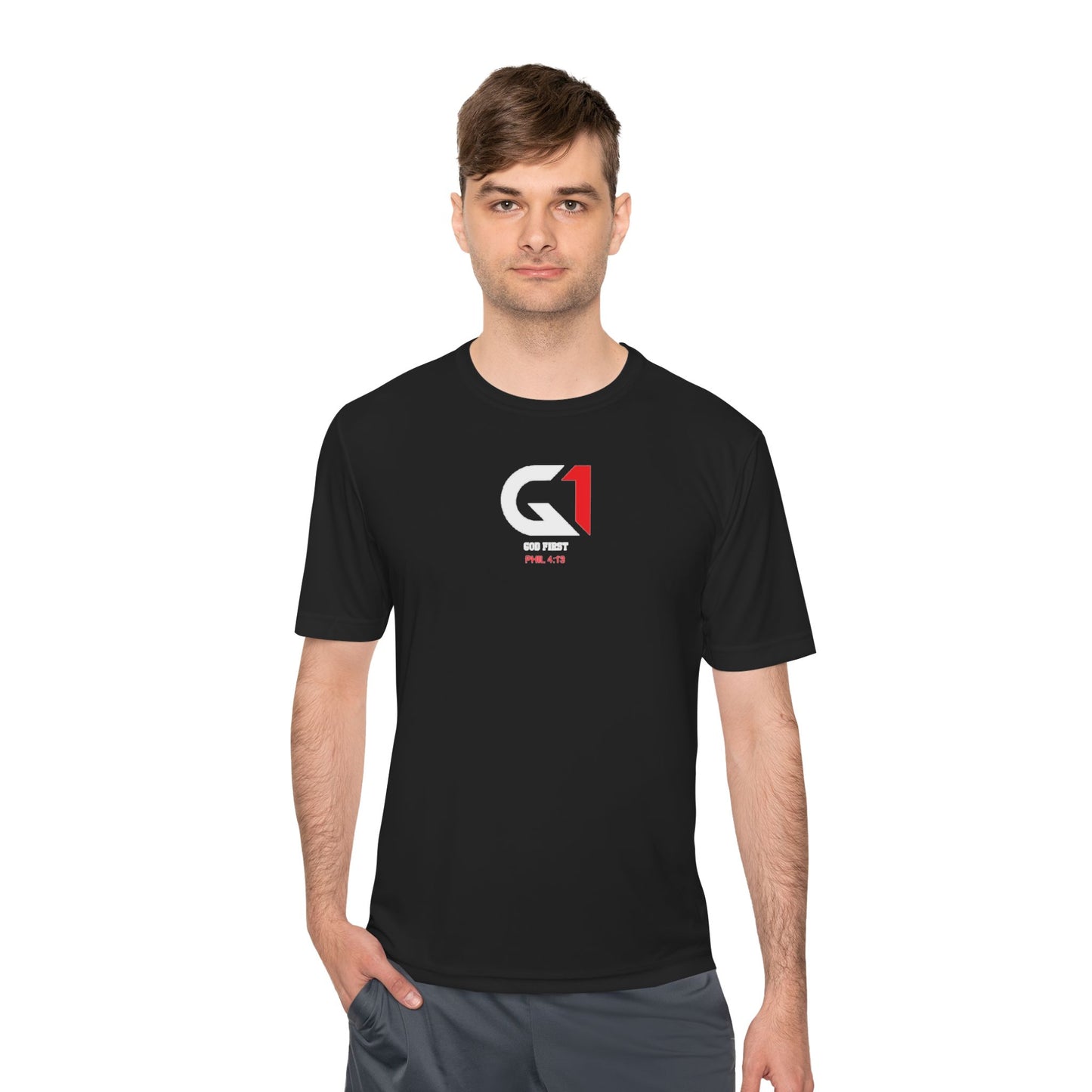 Unisex Moisture Wicking Tee, Performance T-shirt, Workout Shirt, Gym Gear, Summer Activewear, Sport Tee