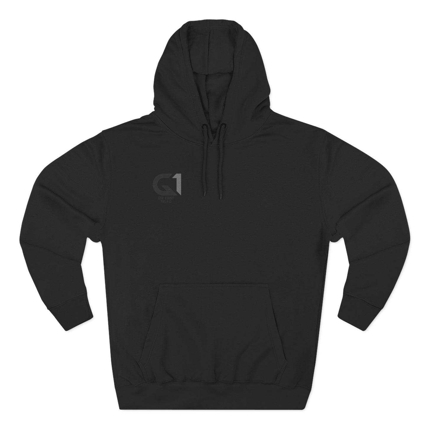 Inspiring Three Panel Fleece Hoodie, Motivational Sweatshirt, Faith-Based Apparel, Casual Christian Wear, Gift for Him/Her