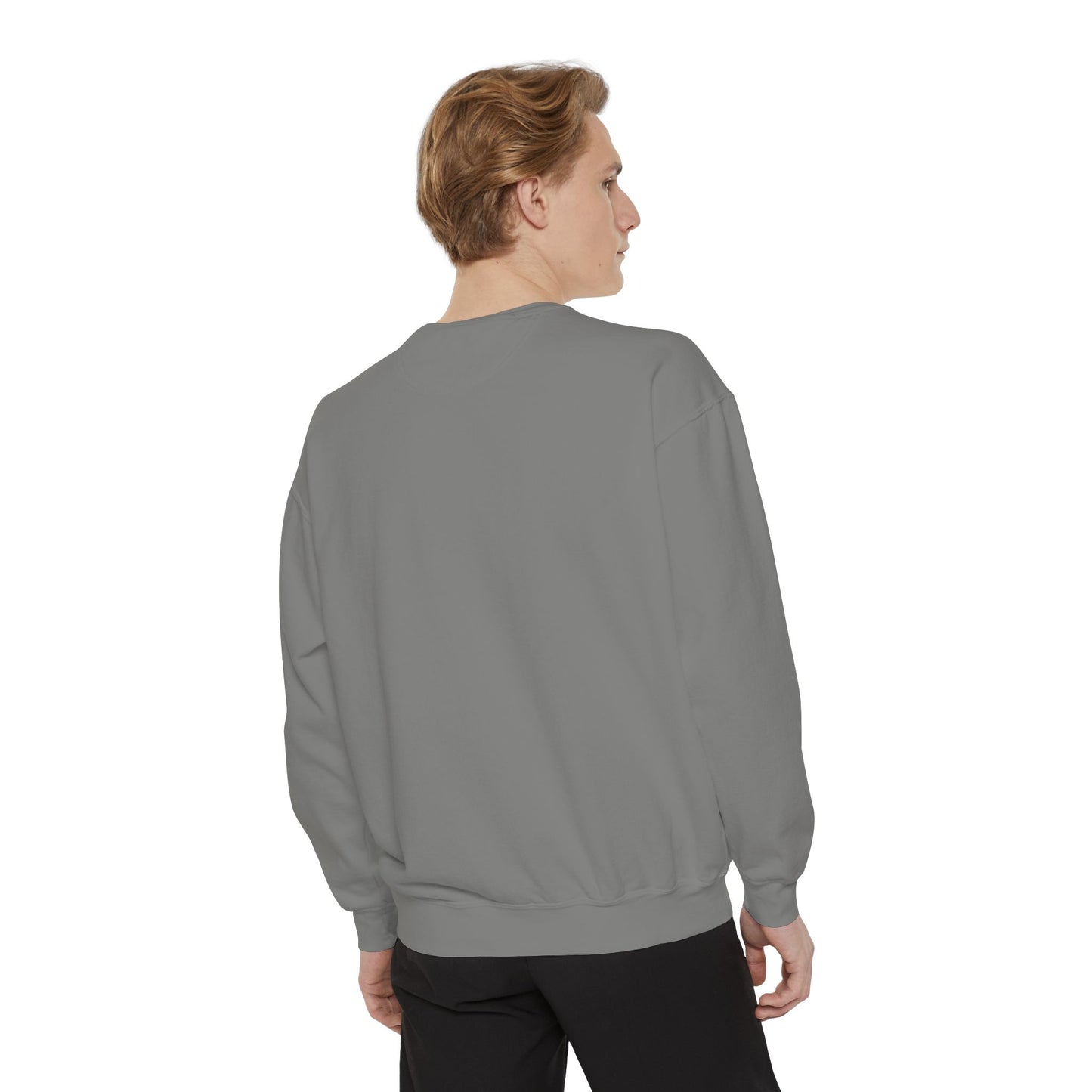 Cool Casual Unisex Garment-Dyed Sweatshirt