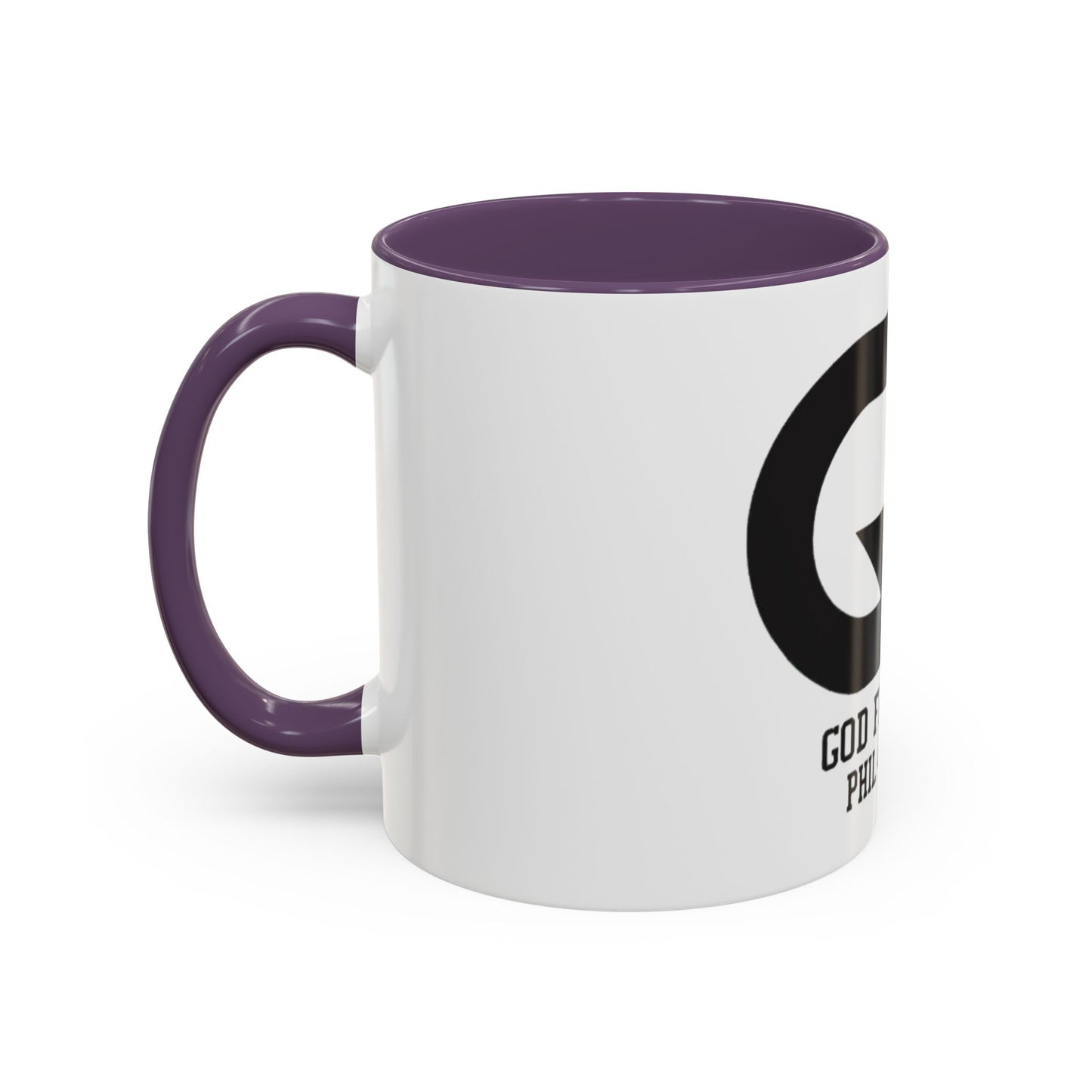 Inspiring Accent Coffee Mug - "God First" Design - 11oz & 15oz