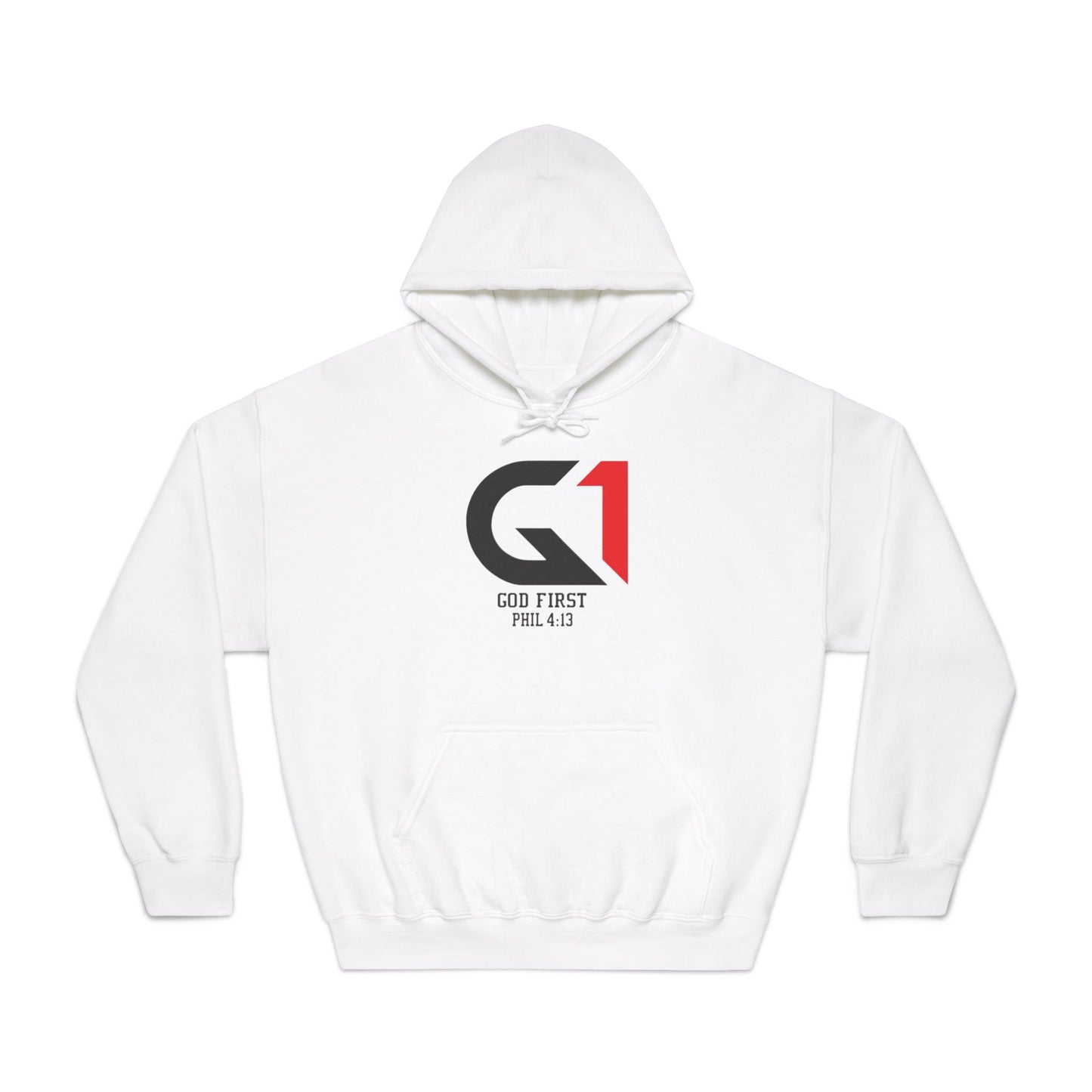 Inspirational Hoodie - God First Sweatshirt, Faith Apparel, Casual Wear, Christian Gift, Everyday Comfort