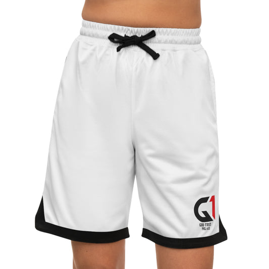 Basketball Rib Shorts for Athletes | Sportswear, Gym Gear, Comfortable Activewear, Summer Outfits, Casual Wear