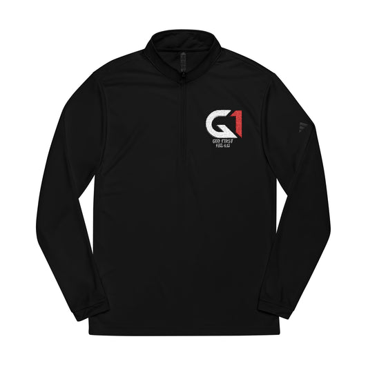 adidas® Quarter-Zip Pullover (Embroidery)