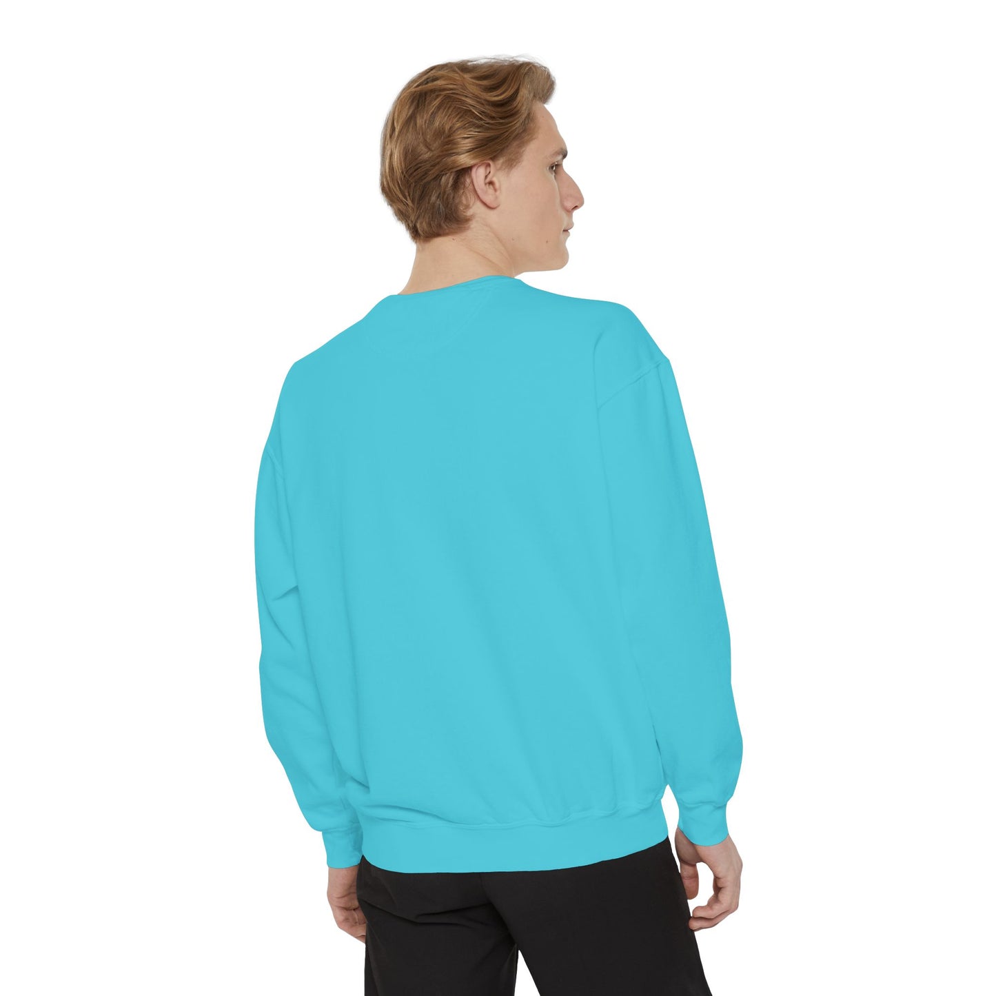 Cool Casual Unisex Garment-Dyed Sweatshirt