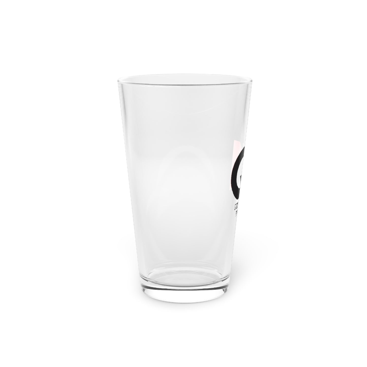 Inspirational 16oz Pint Glass - 'God First' Design, Perfect for Celebrations