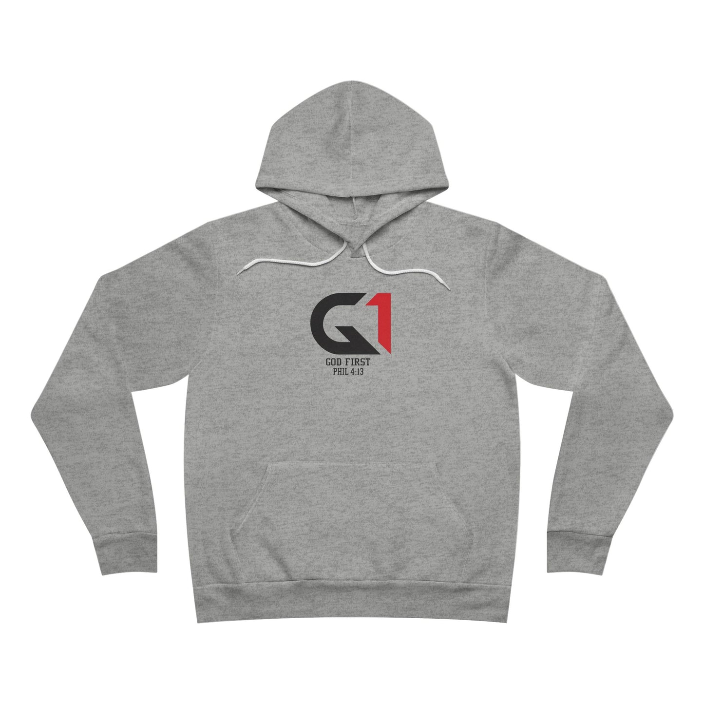 God First Unisex Fleece Hoodie | Inspirational Pullover | Casual Wear, Faith Gift, Everyday Comfort, Cozy Apparel