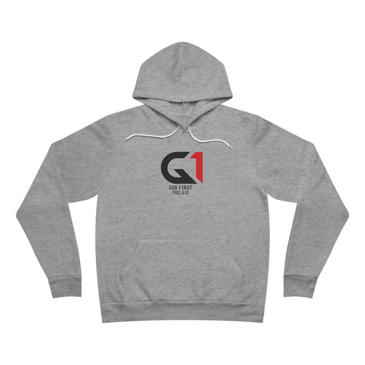 God First Unisex Fleece Hoodie | Inspirational Pullover | Casual Wear, Faith Gift, Everyday Comfort, Cozy Apparel