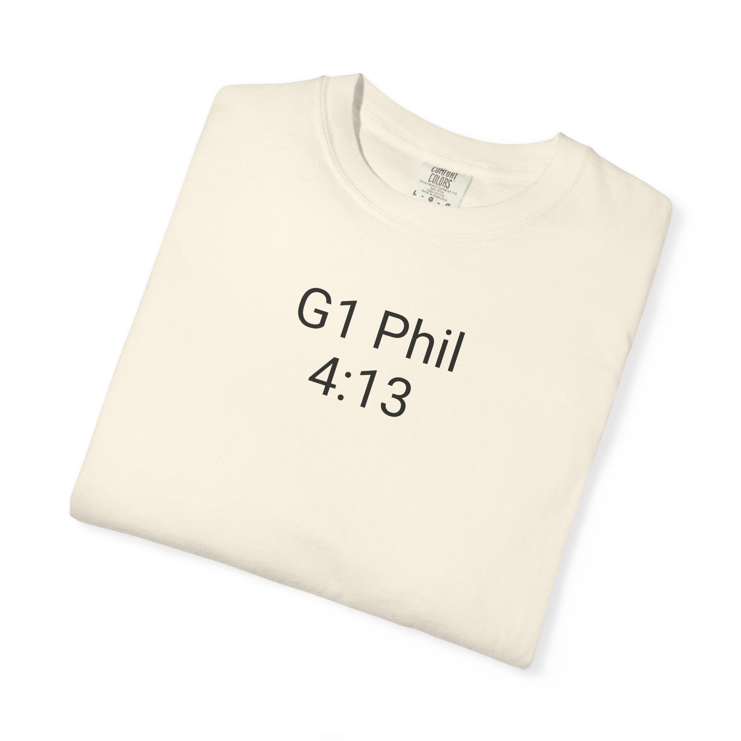 Inspirational Unisex T-Shirt with G1 Phil 4:13 Design