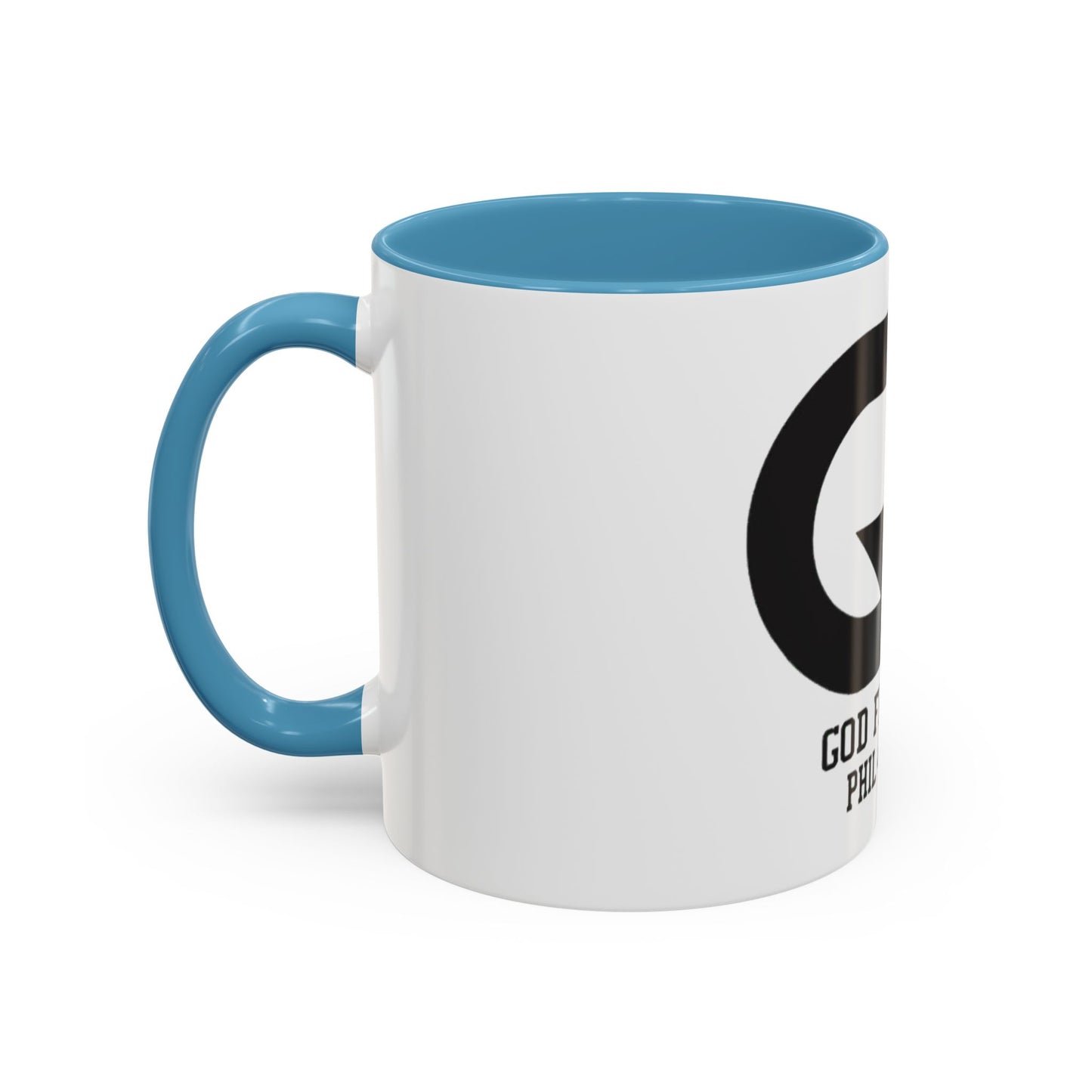 Inspiring Accent Coffee Mug - "God First" Design - 11oz & 15oz