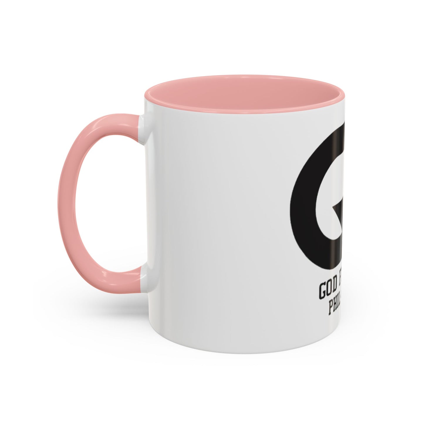 Inspiring Accent Coffee Mug - "God First" Design - 11oz & 15oz