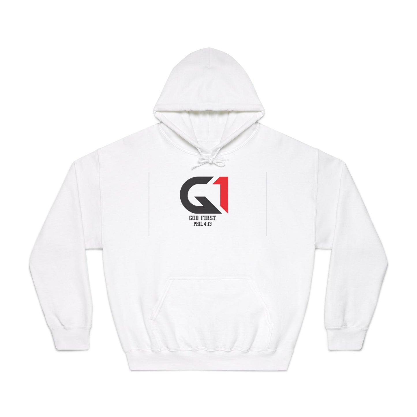 Inspirational Hoodie - God First Sweatshirt, Faith Apparel, Casual Wear, Christian Gift, Everyday Comfort