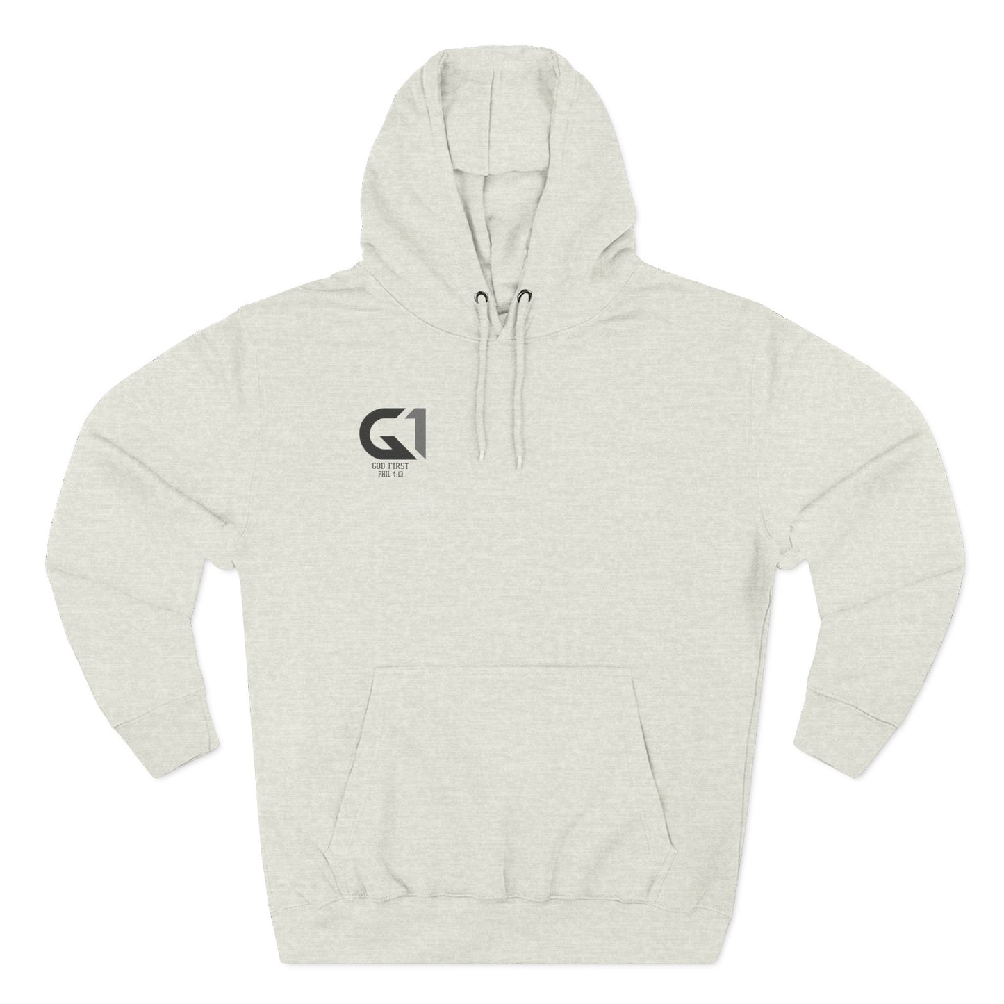 Inspiring Three Panel Fleece Hoodie, Motivational Sweatshirt, Faith-Based Apparel, Casual Christian Wear, Gift for Him/Her