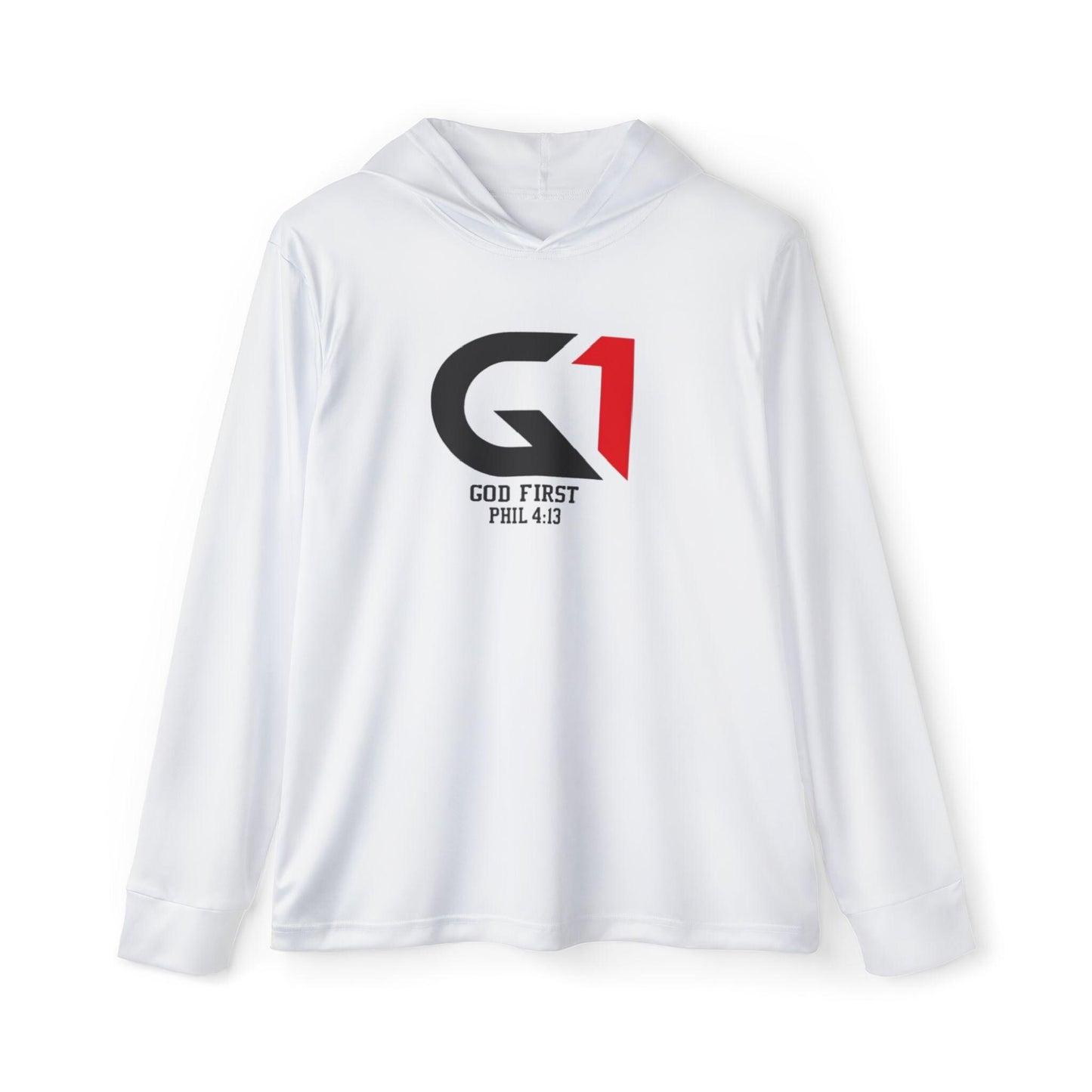 Men's Sports Warmup Hoodie - God First Design