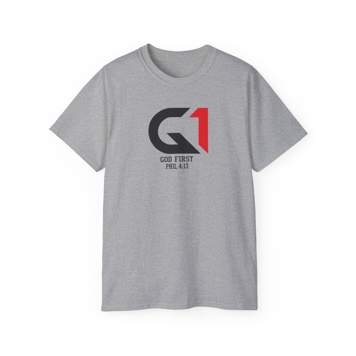 Faith-Inspired Unisex Tee, God First Tee, Christian Apparel, Spiritual Gift, Motivational Shirt, Everyday Casual Wear