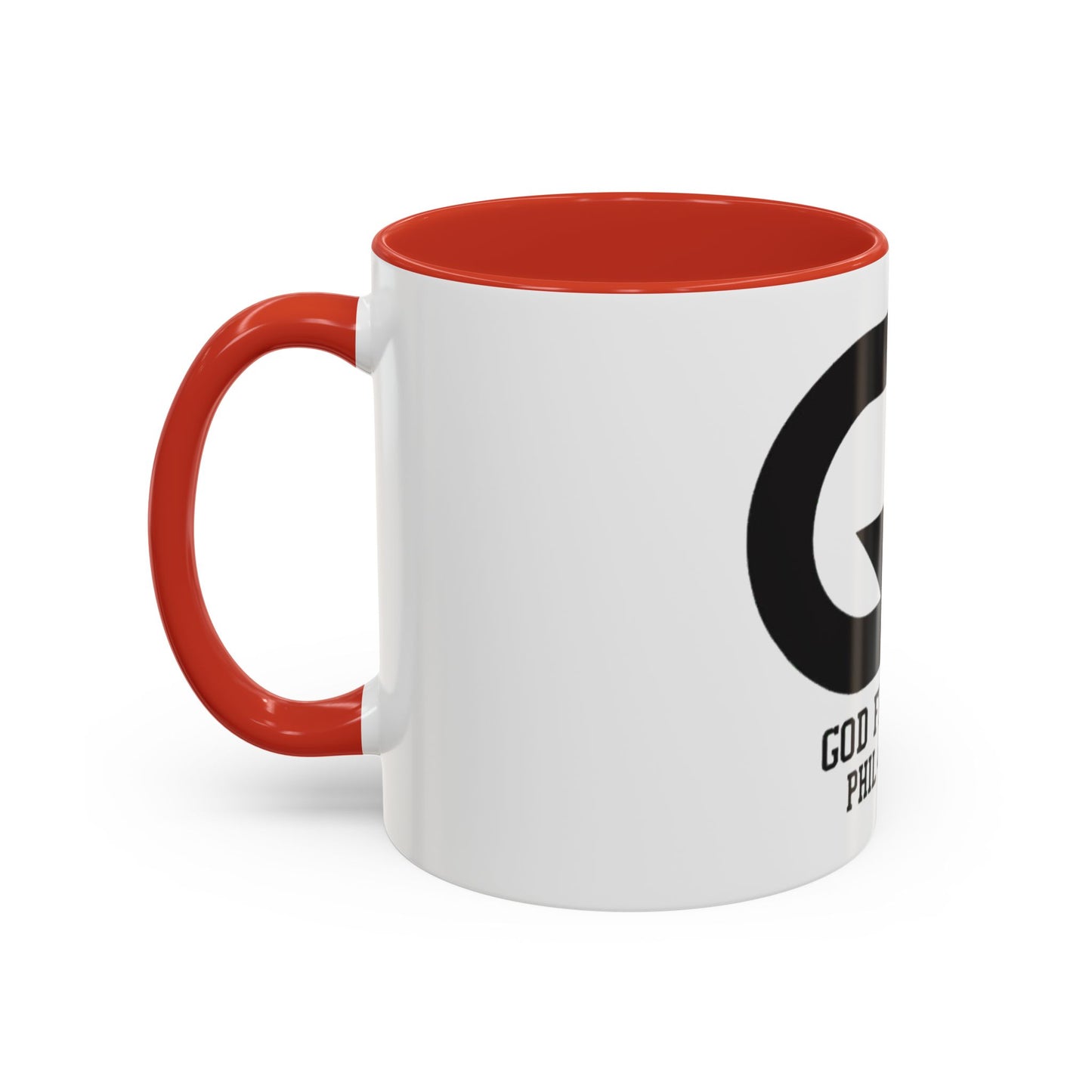 Inspiring Accent Coffee Mug - "God First" Design - 11oz & 15oz