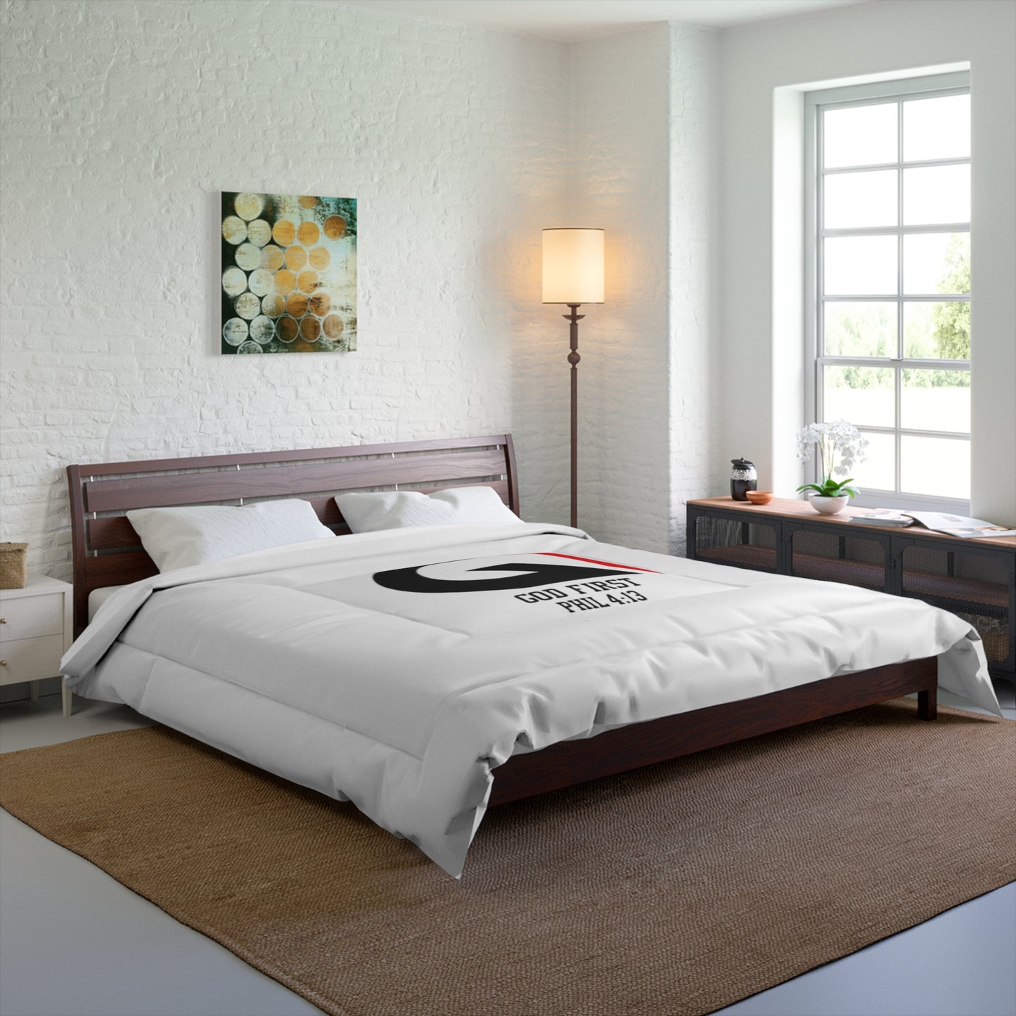 God First Comforter - Inspirational Bedding for Modern Homes