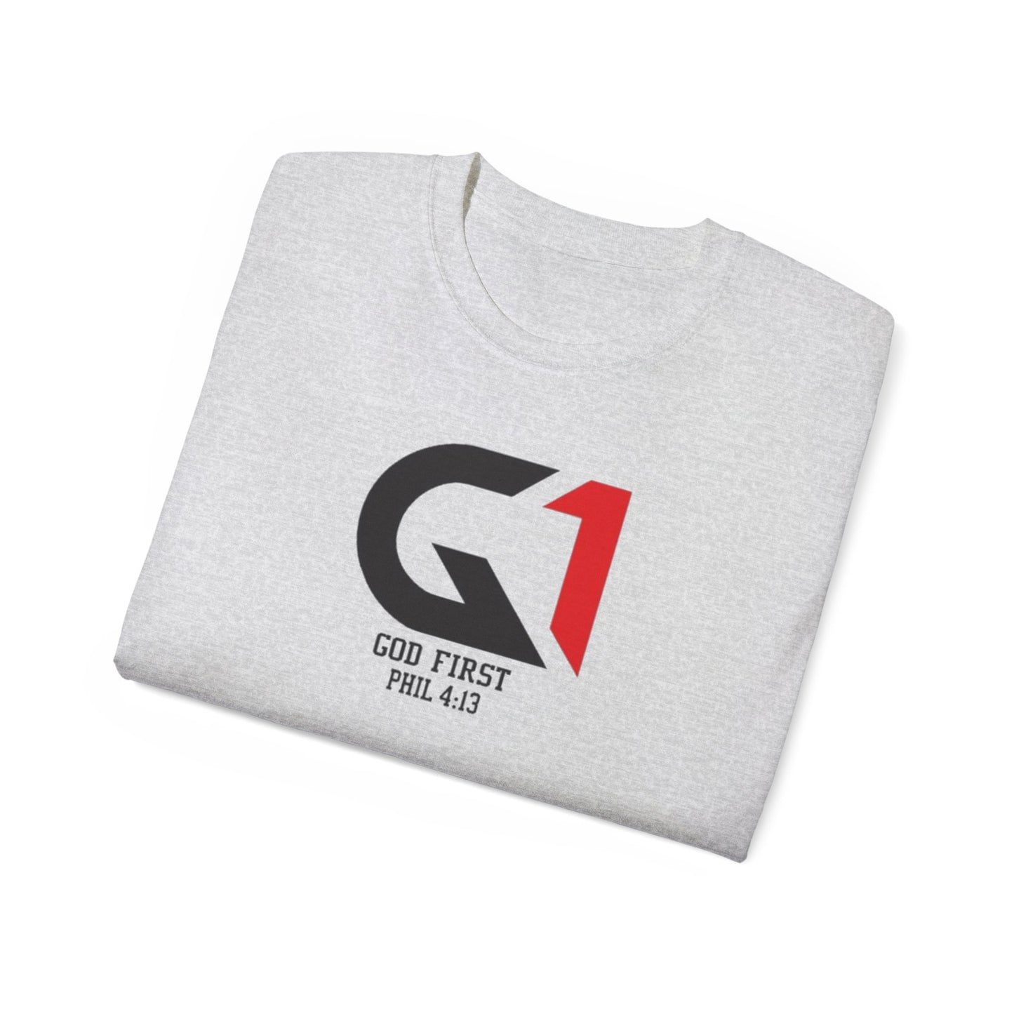 Faith-Inspired Unisex Tee, God First Tee, Christian Apparel, Spiritual Gift, Motivational Shirt, Everyday Casual Wear