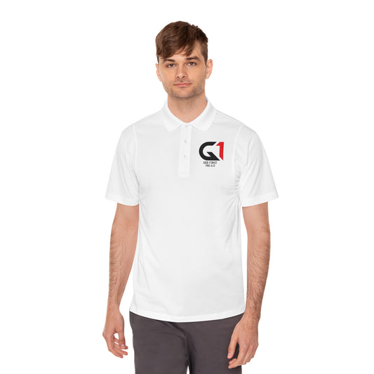 Men's Sport Polo Shirt - Comfortable Performance Tee for Casual and Active Wear