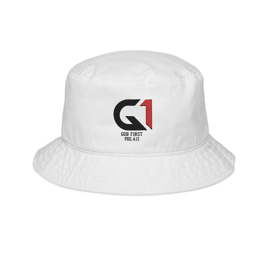 Trendy Embroidered Bucket Hat - Casual Summer Accessory