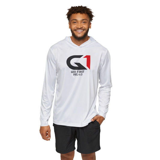 Men's Sports Warmup Hoodie - God First Design