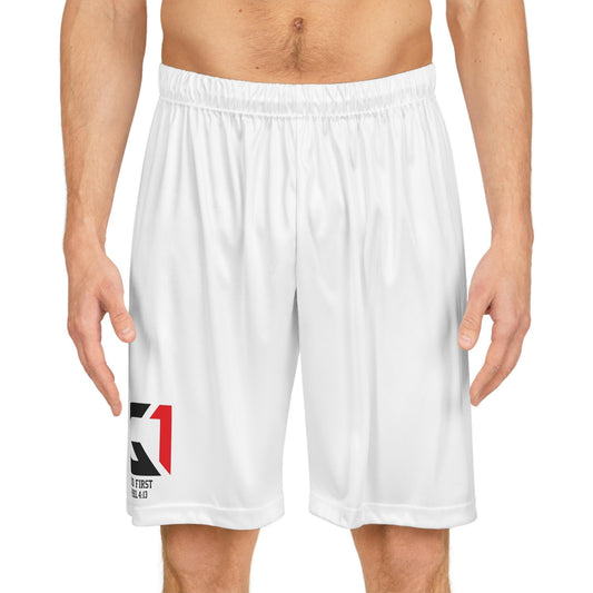 Inspirational Basketball Shorts - God First - Athletic Sportswear